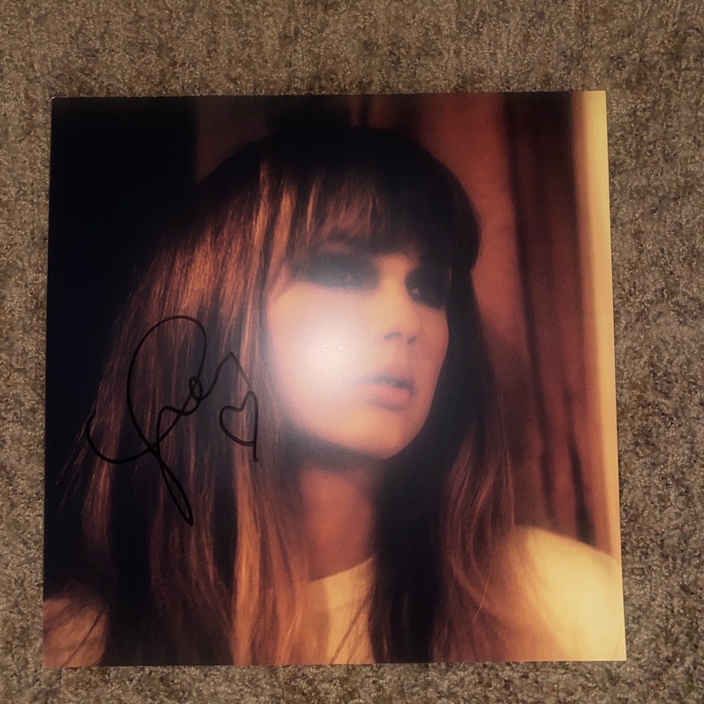 Signed Midnights Vinyl Insert Taylor Swift